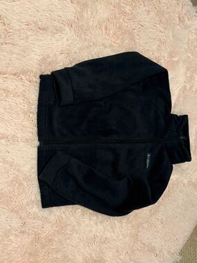 Youth Columbia Black Full-Zip Fleece Jacket